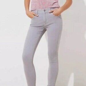 NEW, LOFT Curvy High Waist Skinny Tie Dye Dip Jeans